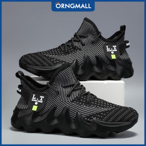 ORNGMALL Mens Casual Sneakers - Low-Top Mesh Sneakers - MD Lightweight Cushioning Sole - Breathable And Comfortable Lining - Lace-Up Design - Suitable For All Seasons - Suitable For Outdoor Jogging Running Gym Walking Leisure