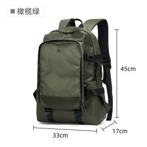 MOYYI Waterproof Travel Backpack Men 16" Laptop Compartment Multi Pockect Oxford Outdoor Back pack for Hiking Casual Office Travelling