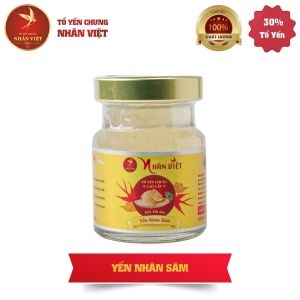 Yến Sào Chưng Nhân Sâm Nhân Việt 30% Yến Hũ 70ml