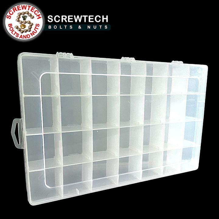 NEW 28 Grid Rectangle Plastic Multipurpose Storage Box | Lazada Philippines