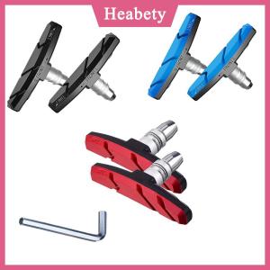 Heabety 1 cặp bền Xe Đạp im lặng phanh Pads cưỡi phanh núi Pad giày khối miếng đệm cao su lâu dài tốt