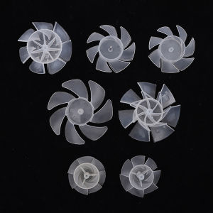 LEI 1 Pc 7 Blades Plastic Fan Blade Outside Diameter 35mm 42mm 50mm 65mm Plastic Cooling Fan Blade For Hair Dryer