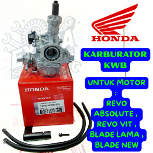 KARBURATOR KODE-KWB HONDA REVO ABSOLUTE ABS BLADE REVO FIT BERKUALITAS ORI 100% PRESISI AHM ORI 100%