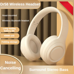 💖FREE Shipping+COD💖 DR58 Premium Wireless Bluetooth Earphone Colorful Headphone Foldable Headset Gaming With Mic