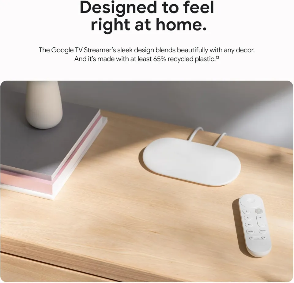 Google TV Streamer 4K (2024) Android TV Chromecast HDR with Google
