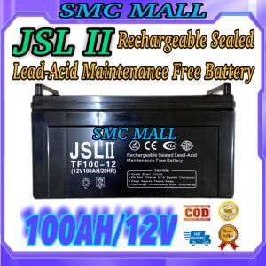 100AH 12V JSL II Regulated Sealed Lead Acid Battery Medical Devices /UPS/Solar/Toycar Valve Rechargeable VRLA Battery