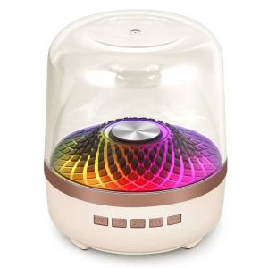 BluetoothNew Harman Glass 4th Generation Bluetooth Speaker Desktop RGB Subwoofer Wireless Ambient Lighting Speaker