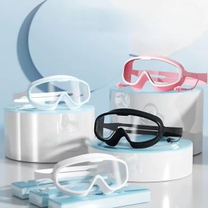 Kính Bơi Trẻ Em Kèm Bịt Tai Chống Nước – Kính Bơi Cho Bé Silicone Mềm Không Cay Mắt An Toàn