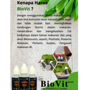 PROBIOTIK - HERBAL CUCI MAKANAN PENETRAL ZAT BERACUN DI MAKANAN