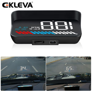 EKLEVA M7 OBD HUD Car OBD2 Head Up Display Universal GPS speedometer Windshield Projector Electronic Voltage Alarm System