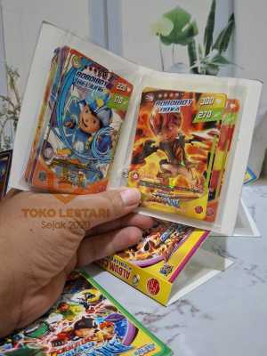MAINAN KARTU TRADING CARD BOBOIBOY SERI TERBARU FULL HOLOGRAM ISI 12PCS