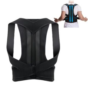 ADREE Adjustable Posture Corrector ABS Support Bar Exercise Support Posture Strap Comfortable Breathable Mesh Men and Women