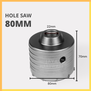 Mata Bor Hole Saw Holesaw Beton Pelubang Tembok Pipa Selang AC Set Perkakas Alat Tukang Pertukangan 25 30 35 40 50 65 75 80 90
