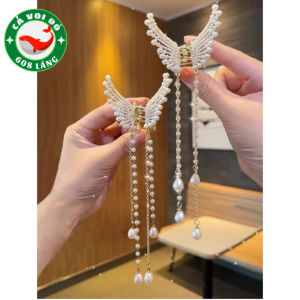 Kẹp Tóc Kim Loại Cánh Bươm Bướm Đính Hạt dễ thương