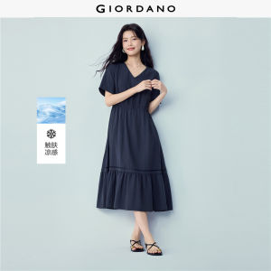 GIORDANO Women Dress Non-Elastic Dress Woven Fabric Dress Stylish Item No. 05466309 High Quality Comfortable Daily Wear