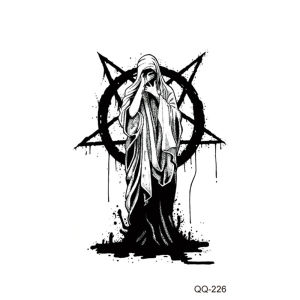 NIKUNX BC สติกเกอร์รอยสักดำสดขนาดเล็กสติกเกอร์รอยสักยาวนานกันน้ำ ร่างกายศิลปะรอยสักสำหรับผู้หญิงชายรอยสักชั่วคราว