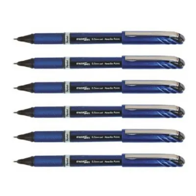 6 Pcs Pentel Energel BLN25 Gel Roller Pen