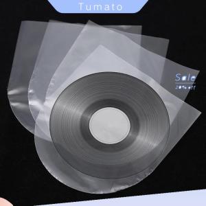 Tumato 50ชิ้น7 10 12นิ้วไวนิลใสป้องกันการบันทึก LP ถุงพลาสติกบันทึกป้องกันไฟฟ้าสถิตย์ด้านในถุงบรรจุภัณฑ์ฝาครอบใส