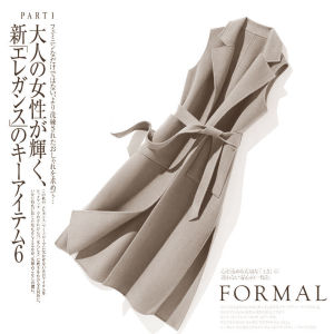 New Style Western Woolen Vest Mid-length Waistcoat Autumn and Winter All-match Korean Loose Spring and Autumn Jacket Women