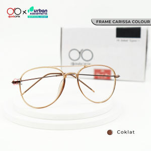 Djava x Urban - Frame Carissa - Kacamata Photocromic Normal Pabrik Model Aviator Besar