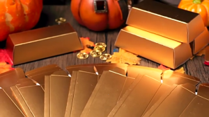 Practical and Durable Gold Bar Treasure Boxes for Birthday Favor Decoration Candy Holder Holiday Party Supplies