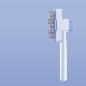 Dụng cụ chải lông loại bỏ lông rụng massage và loại bỏ bọ chét lược tự làm sạch cho thú cưng