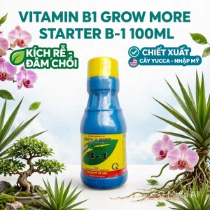 Thuốc Kích Rễ B-1 Growmore Start 100ml - Phân Bón Vi Lượng Kích Đâm Chồi Xanh Lá Phục Hồi Cây Suy Yếu.