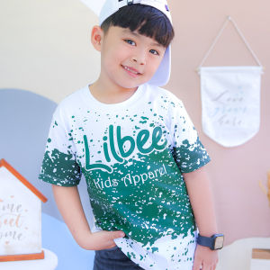 Kaos Anak Laki Laki Putih Army Full Print Motif Unik Keren Lilbee KL 004