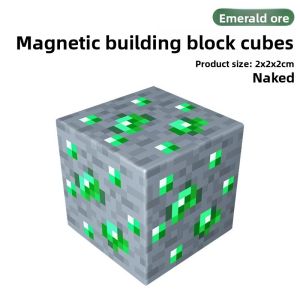 Magnetic Building Blocks Mine World Magnet Cube Set for Boy Girl Kid Age 3+ DIY Model Children Stem STEM Sensory Toy Gift