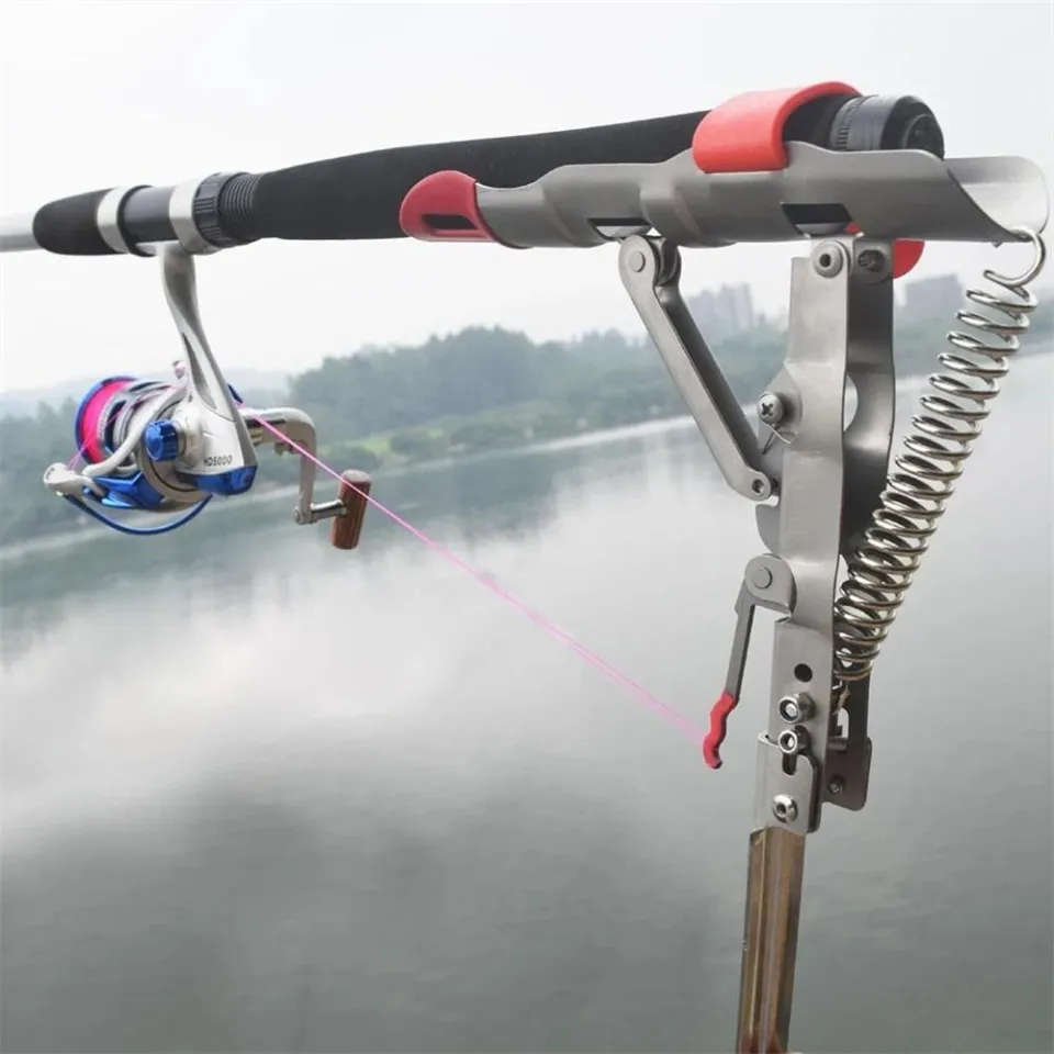 Automatic Fishing Rod Holder Stainless Steel Foldable Fishing Pole