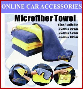 Multipurpose Microfiber Towel Cloth for Car Wash Car Cleaning Kitchen Housekeeping Kain dapur