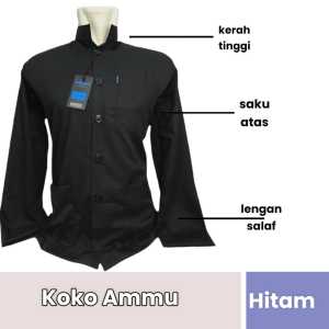 BAJU KOKO ANAK MERK AMMU / AMMU ANAK UMUR 9-14/ BAJU TAQWA ANAK/ BAJU MUSLIM ANAK LAKI-LAKI TANGGUNG