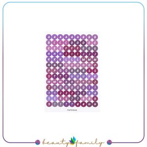 BF-C1121 Stiker Alphabet Huruf Angka Deco Aesthetic Dekorasi Buku Jurnal Sticker DIY Scrapbook Diary