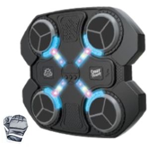 SERAPHYXO Wall Mounted Smart Music Boxing Machine Bluetooth Connection Noise Reduction Electronic Boxing Trainer Workout Machine with  Boxing Gloves Boxing Wall Target Adult/Children