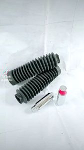 PENINGGI SHOCK SKOK DEPAN HONDA WIN 10CM SET KARET PELINDUNG LUMPUR