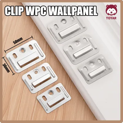 【3pcs】Klip Besi Wallpanel Buckle Bracket Clip / Wallpanel Clip / Wood Pannel WPC Braket Wall Panel WPC Clips