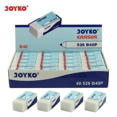 Penghapus B40 Putih Joyko (40 Pcs)