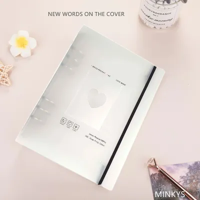 Cover Buku Binder A5 Transparan 6 Ring Bahan PP WMO YU2021
