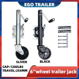 ล้อ 6 นิ้ว 1200 LBS CAP Trailer jack jockey wheel trailer parts ล้อหน้าเทรลเลอร์ ขนาด 1200 ปอนด์ แบบล้อเดี่ยว TRAILER JACK 1200 LBS/Front wheel trailer size 1200 pounds single wheel TRAILER JACK 1200 LBS.