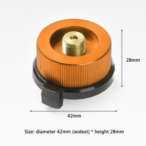 Outdoor Gas Bottle Adaptor Transfer Nozzle Connector for Camping Stove Burner Adapter LPG Flat Cylinder Tank Adapters