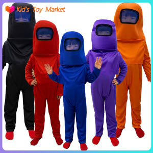 Among Us Game Characters Cosplay Costume Clothes Suit Uniform Halloween Carnival Suit for Kids 4-14years