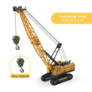 10 Styles Alloy Engineering Diecast Truck Toy Car Excavator Tractor Crane Construction Model Vehicle Toys for Boys Kids Gift