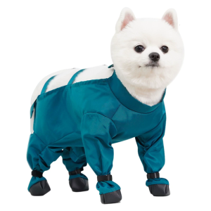 Dustproof Pet Pants Waterproof Memory Fabric Dog Overalls Outdoor Protective Rain Pants for Small to Large Breeds