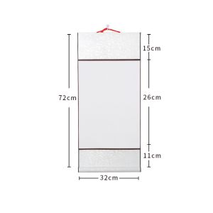 METALIX 1M DIY Handwritten Letter Scroll Thickened Blank Hand-Painted Love Letter Minimalist Calligraphy Painting Rice Paper Scroll Gift