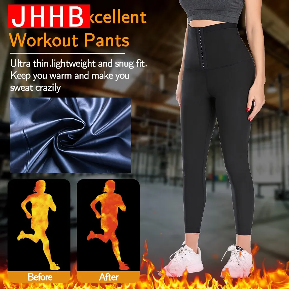 Sauna Sweat Pants for Women High Waist Trainer Thermo Slimming