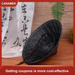 【CANAMEK】 Samurai rơm Ninja cosplay Trung Quốc gạo Nhật Bản Châu Á Nón nón tre trang trí mũ trang trí hình nón nông dân trang trí