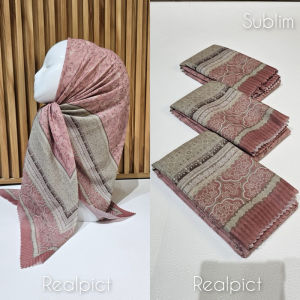 💞🅷🅸🆃🅾 kerudung segi empat motif terbaru 2024