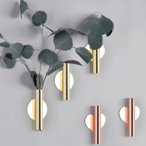 SWEET พันช์ฟรี DIY ผนังทางเข้า บลอสซั่ม ตกแต่งผนัง อุปกรณ์ทำสวน แจกันแขวนผนัง การตกแต่งบ้าน กระถางดอกไม้ ชั้นวางดอกไม้