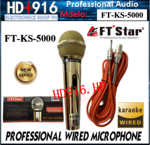 The FTstar FT-KS-5000 Heavy Duty Quality FTstar FT- KS-5000 Wired Microphone ( Original FT- KS5000)