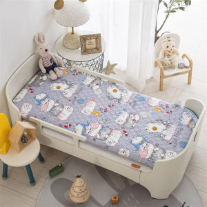 Summer Sleeping Quilting Thailand Latex Mat Cartoon Cool Breathable Bed Mattress 0.5CM Baby Cooler Student Boys and Girls Pad
